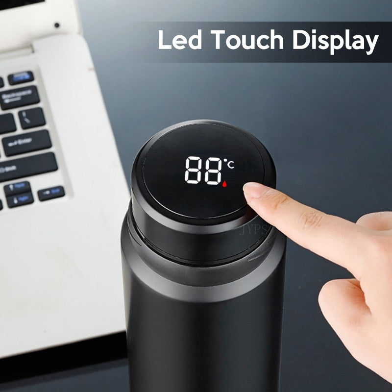 Smart Temperature Display Vacuum Flasks Thermos Bottle for Office