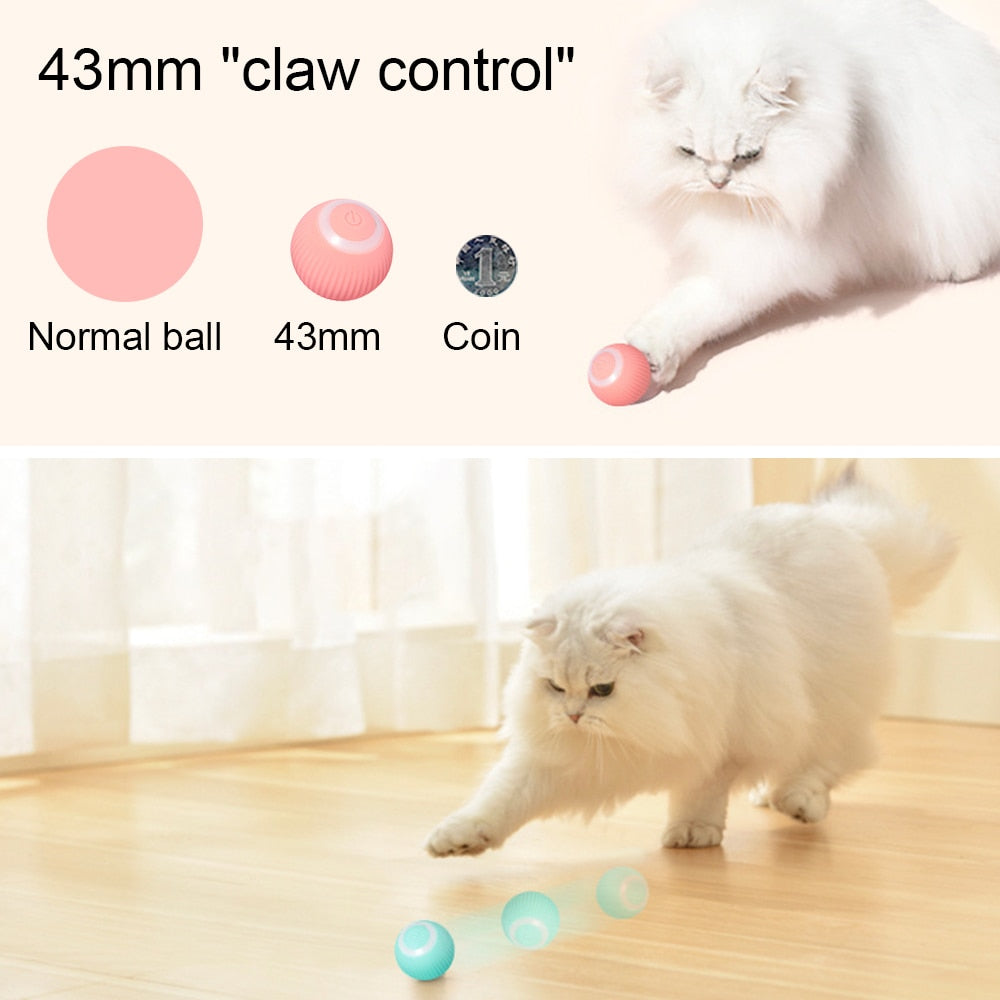 Smart Electric Automatic Rolling  Cat Ball - Catchy Goods® 