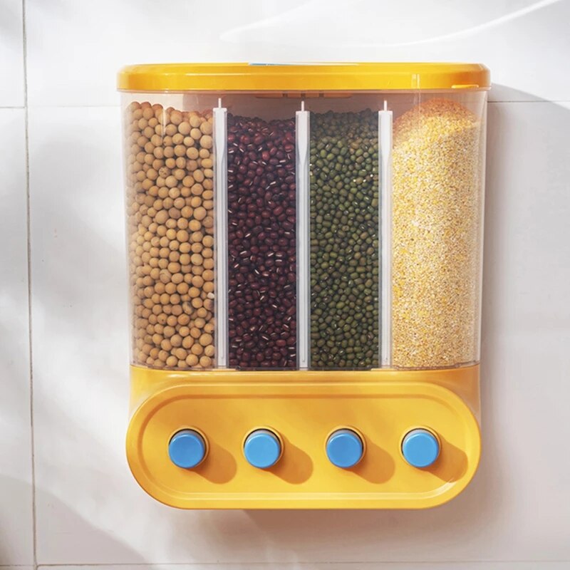 Wall Mounted Food Grain Storage Boxes - Catchy Goods® 