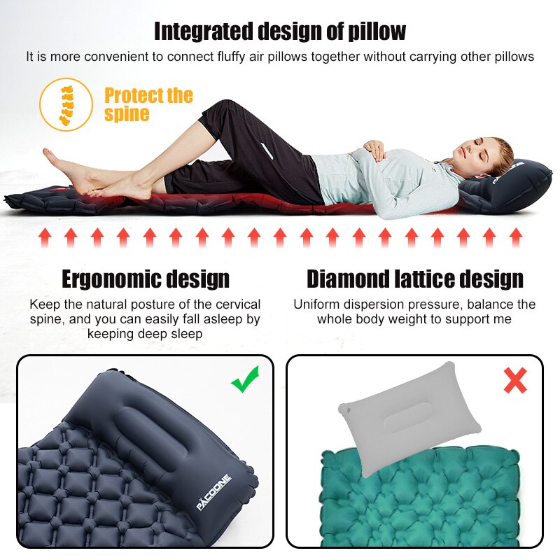 Inflatable Outdoor Camping  Mattress Sleeping Pad