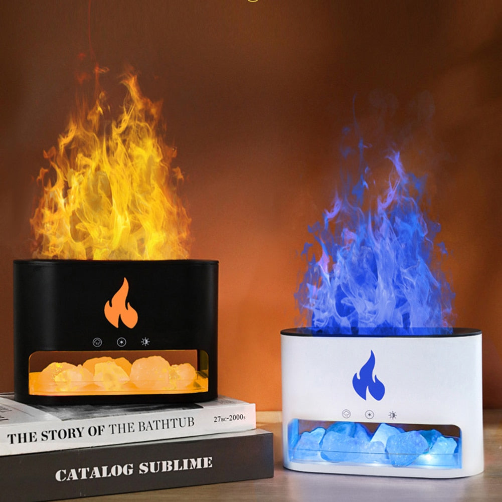 Flame Ultrasonic Aroma Air Humidifier - Catchy Goods® 