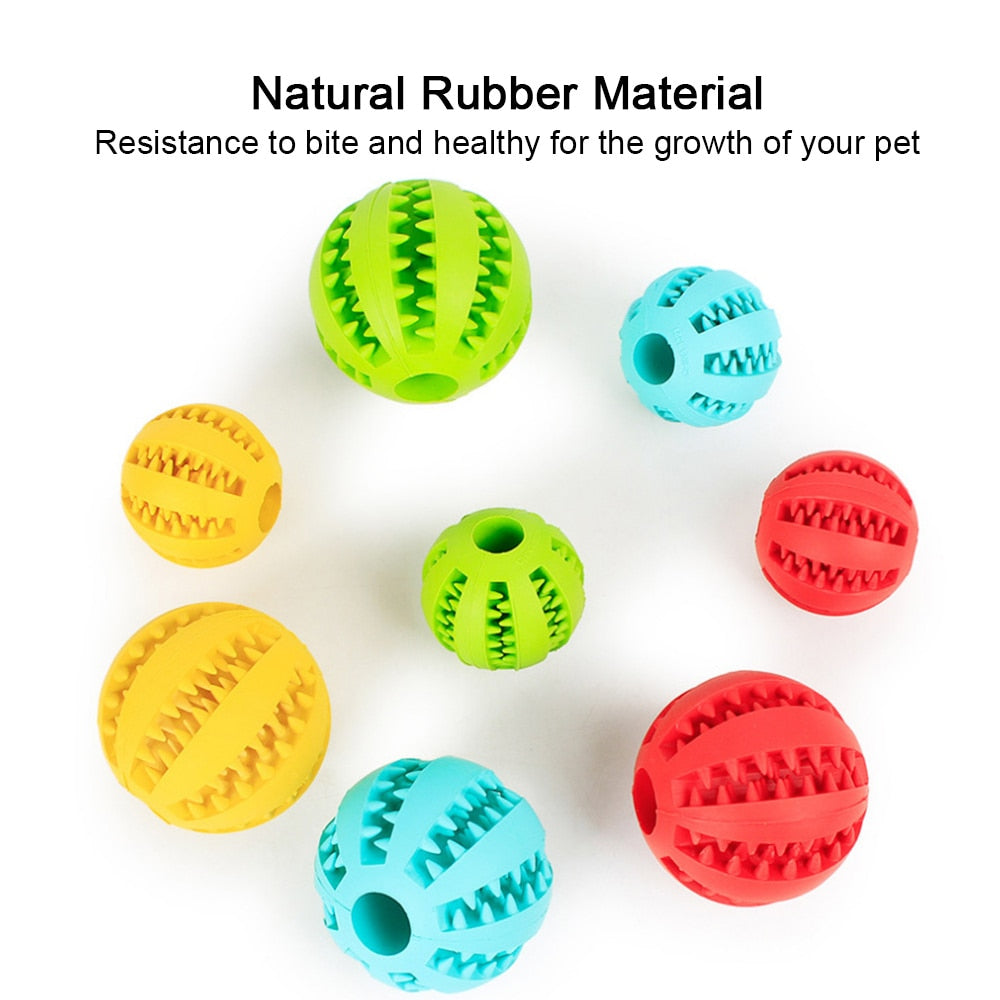 Interactive Rubber Chewing Tooth Cleaning Pet Balls - Catchy Goods® 