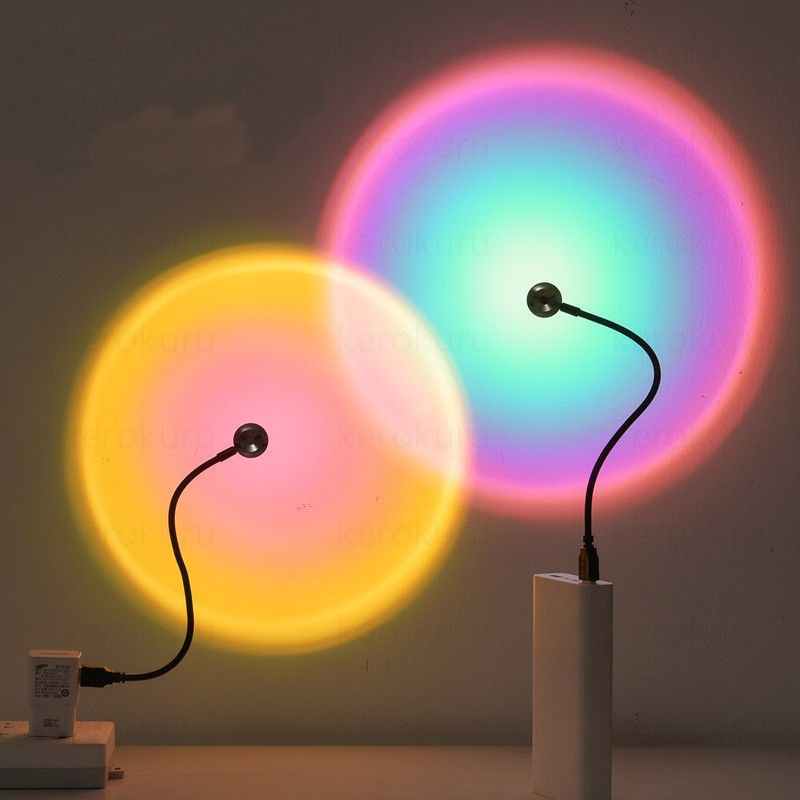 Mobile Phone Self Photography Rainbow Neon LED Night Light