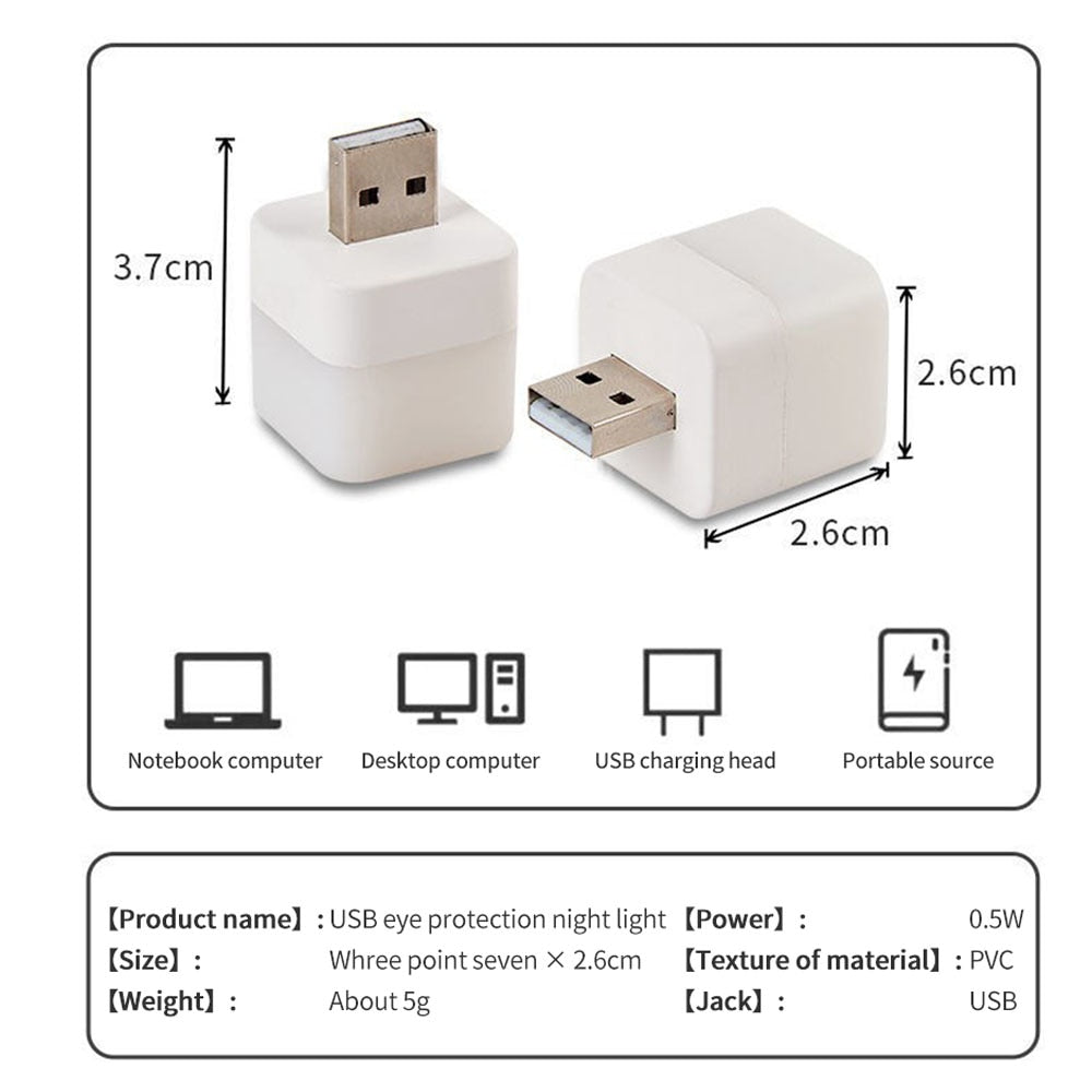 Eye Protection USB Small Night LED Light